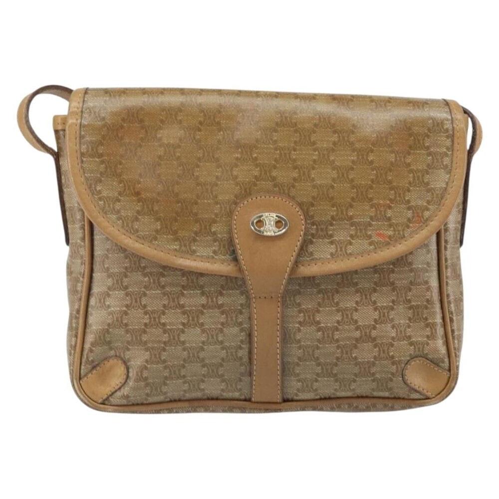 Celine Vintage Macadam Canvas and Leather